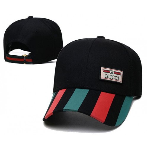 Gucci Multi Colours Black Cap